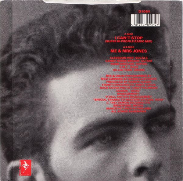 Head (6) : I Can't Stop / Me & Mrs Jones (7")