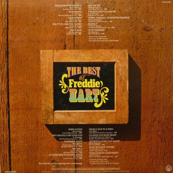 Freddie Hart : The Best Of Freddie Hart (2xLP, Comp)