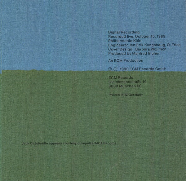 Keith Jarrett Trio : Tribute (2xCD, Album)