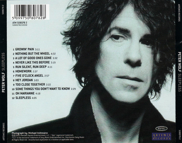 Peter Wolf : Sleepless (CD, Album)