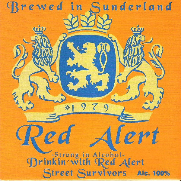 Red Alert (3) : Drinking With Red Alert / Street Survivors (2x7", EP)