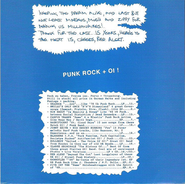 Red Alert (3) : Drinking With Red Alert / Street Survivors (2x7", EP)