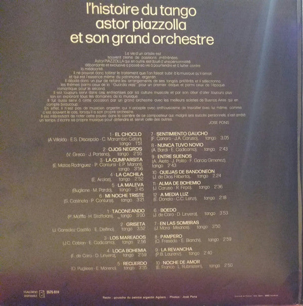 Astor Piazzolla : Histoire Du Tango (2xLP, Comp, RE, Gat)