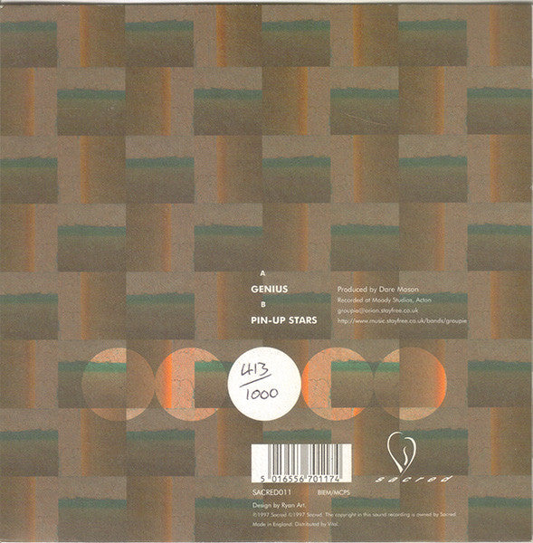 Groupie (2) : Genius (7", Single, Num)
