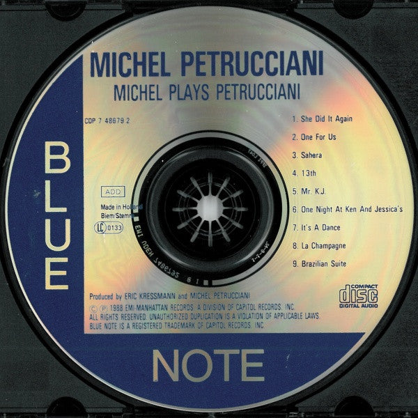 Michel Petrucciani : Michel Plays Petrucciani (CD, Album, RE)