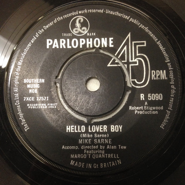 Mike Sarne : Hello Lover Boy (7")