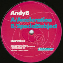 Andy B (9) : Acceleration / Special Subject (12")