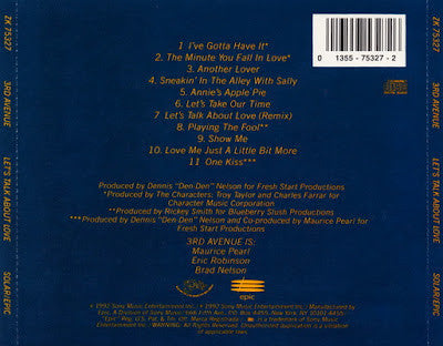 3rd Avenue (5) : Let's Talk About Love (CD, Album)