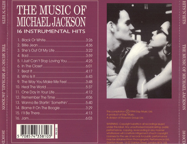 London Twilight Orchestra : The Music Of Michael Jackson (16 Instrumental Hits) (CD, Album)