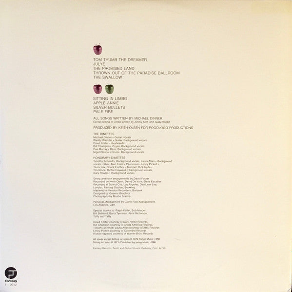 Michael Dinner : Tom Thumb The Dreamer (LP, Album, Gat)