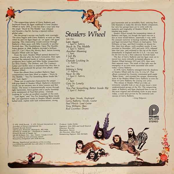 Stealers Wheel : Stealers Wheel (LP, RE, Kee)
