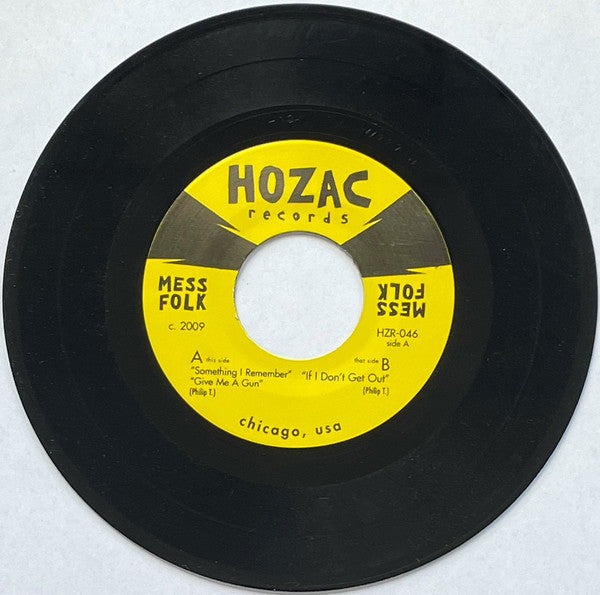 Mess Folk : Something I Remember (7", Ltd)
