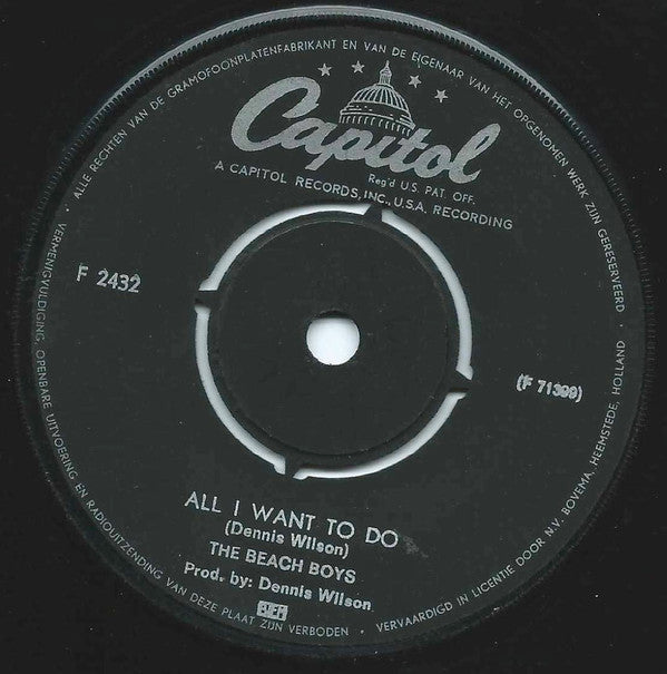 The Beach Boys : I Can Hear Music (7", Single)