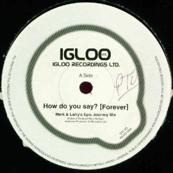 Vapour Trail : How Do You Say? [Forever] (12")