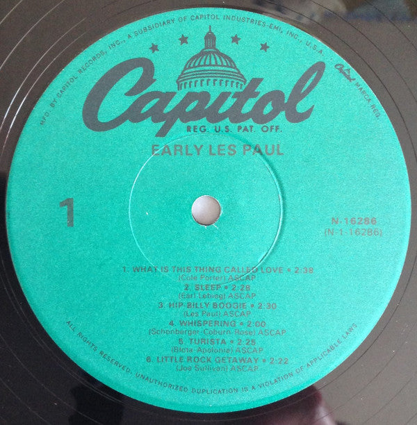 Les Paul : Early Les Paul (LP, Comp)