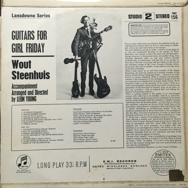 Wout Steenhuis : Guitars For Girl Friday (LP, Album)