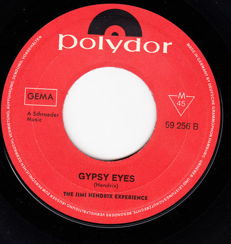 The Jimi Hendrix Experience : Crosstown Traffic / Gypsy Eyes (7", Single, Mono)