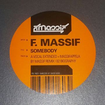F. Massif : Somebody (12")