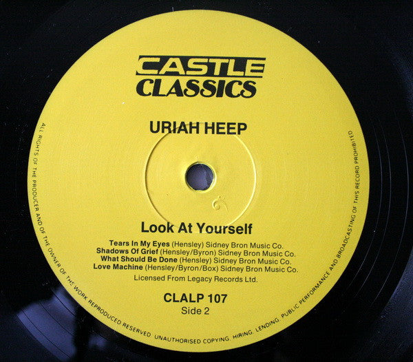 Uriah Heep : Look At Yourself (LP, Album, RE)