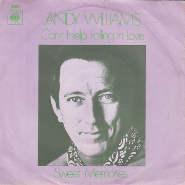 Andy Williams : Can't Help Falling In Love (7", Single)