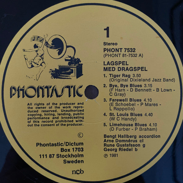 Bengt Hallberg : Hallberg's Hot Accordion In The Foreground (LP)