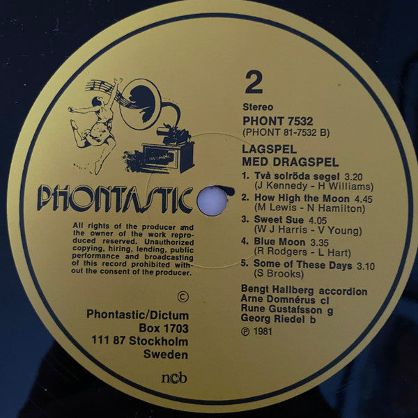 Bengt Hallberg : Hallberg's Hot Accordion In The Foreground (LP)