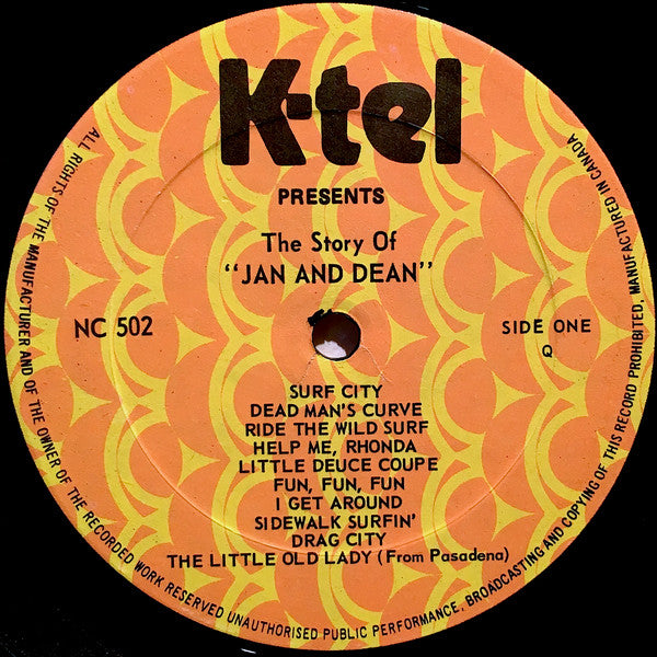 Jan & Dean : The Jan & Dean Story (LP, Comp)