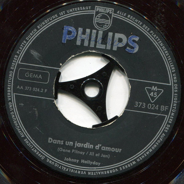 Johnny Hallyday : Madison Twist / Dans Un Jardin D'Amour (7", Single)