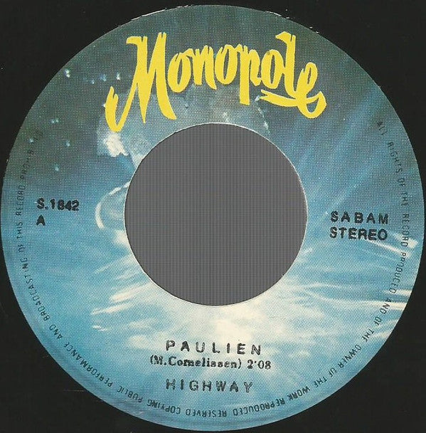 Highway (3) : Paulien (7", Single)