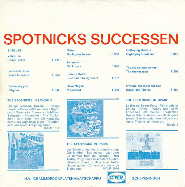The Spotnicks : Le Dernier Train De L'espace / Last Date (7", Single)