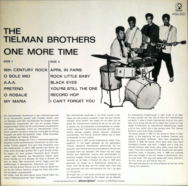 Tielman Brothers : One More Time (LP, RE)