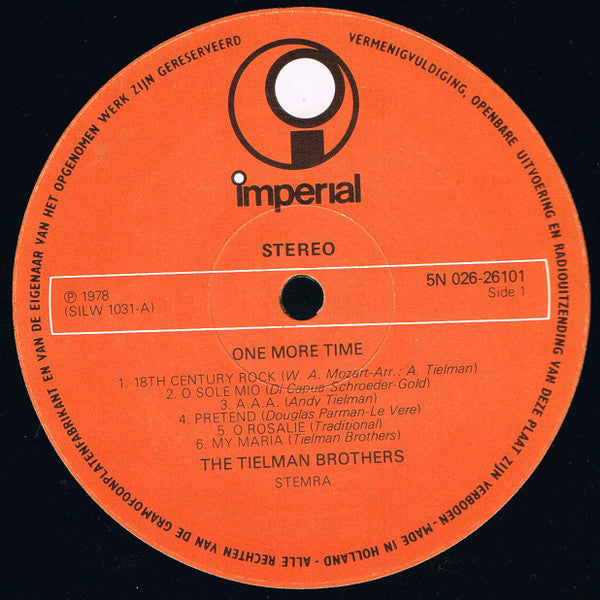 Tielman Brothers : One More Time (LP, RE)