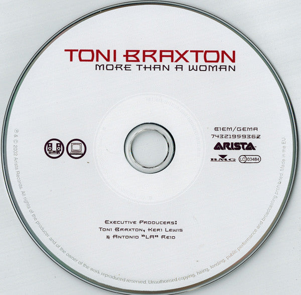Toni Braxton : More Than A Woman (CD, Album, Copy Prot.)