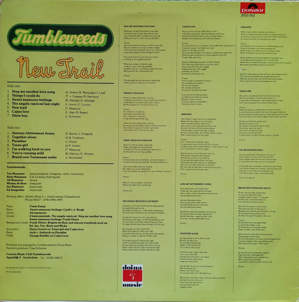 The Tumbleweeds : New Trail (LP, Album)