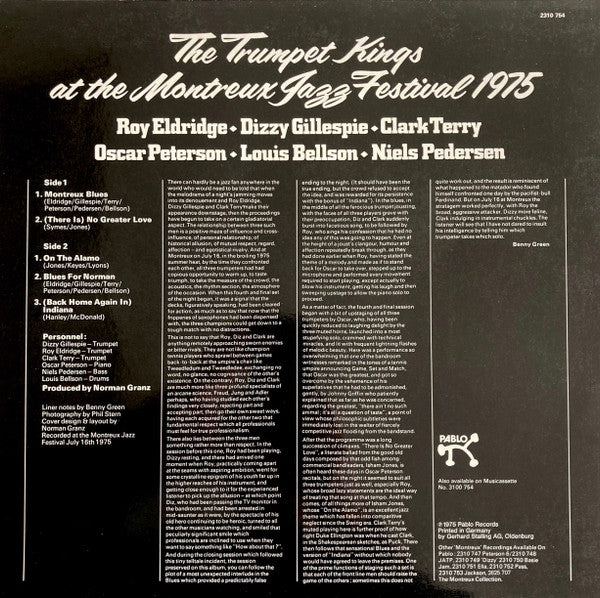 The Trumpet Kings : At The Montreux Jazz Festival 1975 (LP, Album)