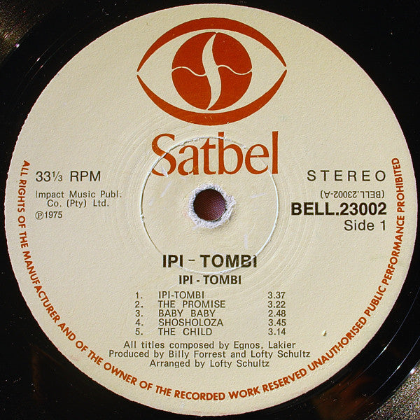 Ipi-Tombi : Ipi-Tombi - Original Stage Cast (LP, Album, Gat)