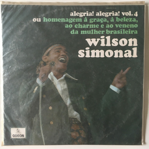 Wilson Simonal : Alegria! Alegria! Vol. 4 (LP, Album, Mono)