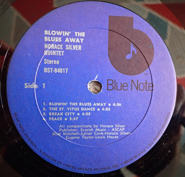 The Horace Silver Quintet & The Horace Silver Trio : Blowin' The Blues Away (LP, Album, RE)