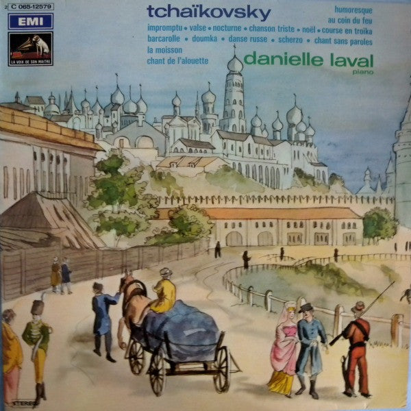 Tchaïkovsky* - Danielle Laval : Humoresque - Au Coin Du Feu - Impromptu - Valse - Nocturne ... (LP)