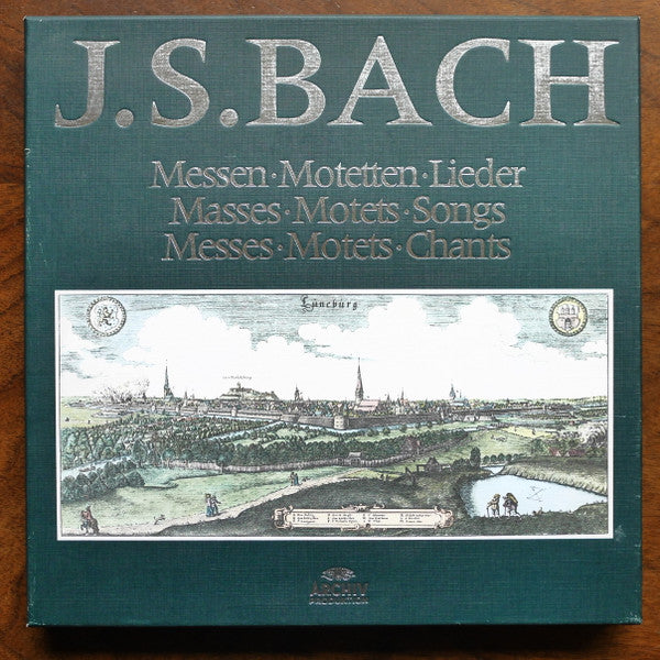 Johann Sebastian Bach : Messen, Motetten, Lieder - Masses, Motets, Songs - Messes, Motets, Chants (8xLP, Comp + Box)