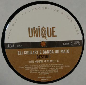 Eli Goulart E Banda Do Mato : Destino (12")