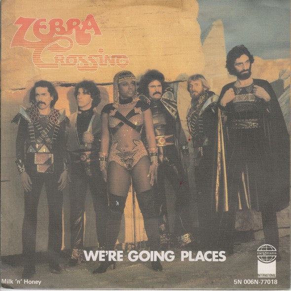 Zebra Crossing : We're Going Places (7", Single)