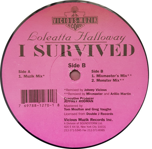 Loleatta Holloway : I Survived (12")