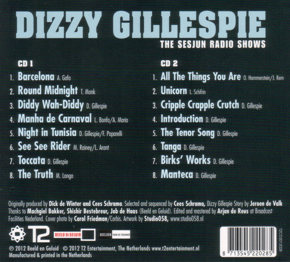 Dizzy Gillespie : The Sesjun Radio Shows (2xCD, Comp)
