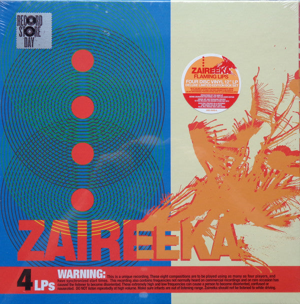 The Flaming Lips : Zaireeka (LP, Blu + LP, Red + LP, Ora + LP, Lim + Box, Album)