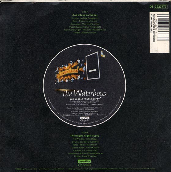 The Waterboys : And A Bang On The Ear (7", Single)
