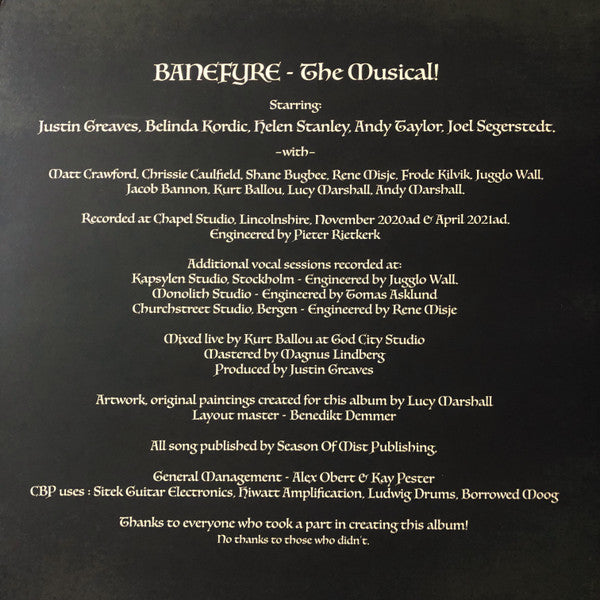 Crippled Black Phoenix : Banefyre (3xLP, Album, Ltd, Gre)
