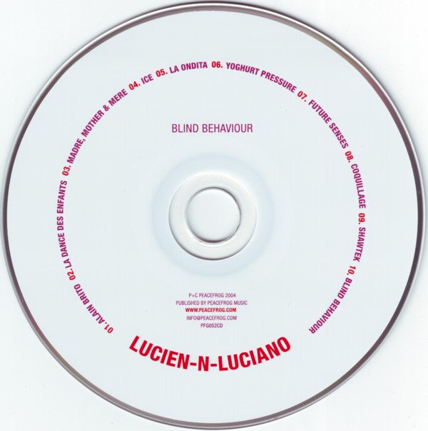 Lucien–N–Luciano : Blind Behaviour (CD, Album)