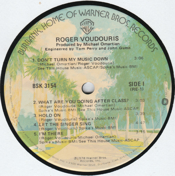 Roger Voudouris : The Finger Painter (LP, Album)