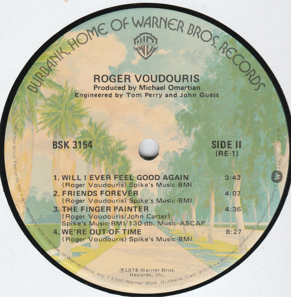 Roger Voudouris : The Finger Painter (LP, Album)